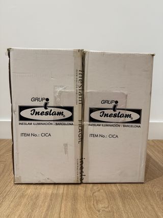 Pareja lámparas techo Ineslam CICA NUEVAS