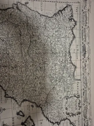Mapa antiguo de España