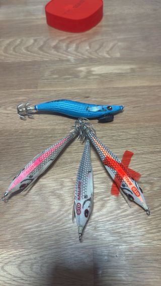 3 señuelos pesca DTD Ballistic