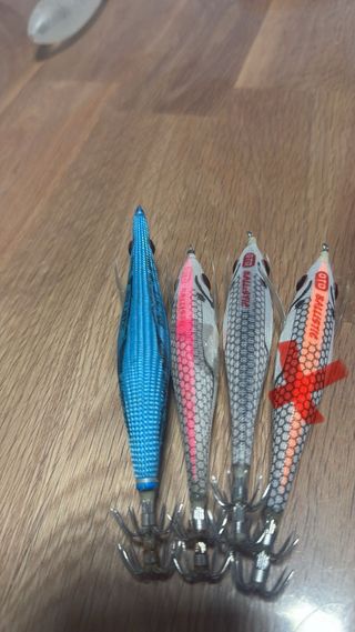 3 señuelos pesca DTD Ballistic