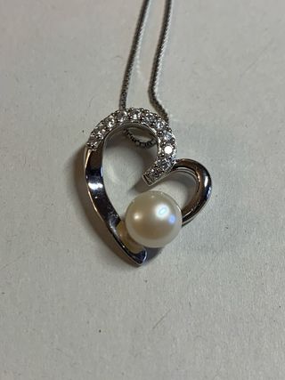 Pendente Mayumi Cuore Argento 925 e Perla