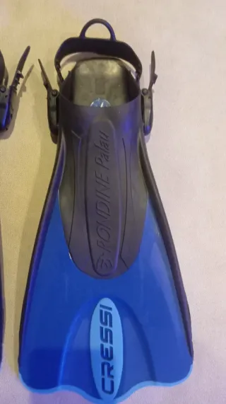 Aletas Cressi Palau Saf Snorkel Azul/Negro