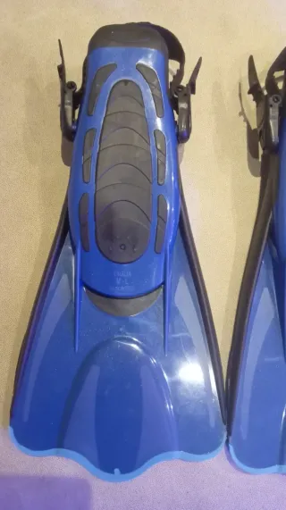 Aletas Cressi Palau Saf Snorkel Azul/Negro