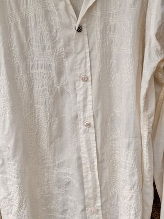 Camisa Desigual Vintage Blanca Bordada