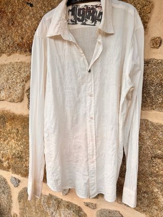 Camisa Desigual Vintage Blanca Bordada