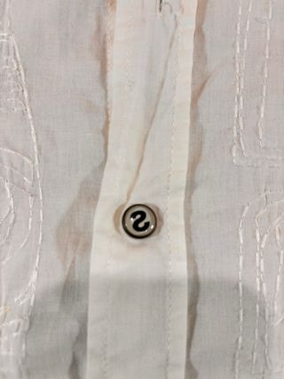 Camisa Desigual Vintage Blanca Bordada