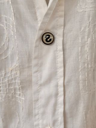 Camisa Desigual Vintage Blanca Bordada