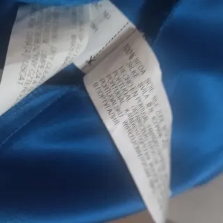 Blusa Zara Seda Azul