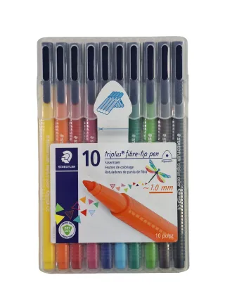 Rotuladores Staedtler Triplus 10 Colores
