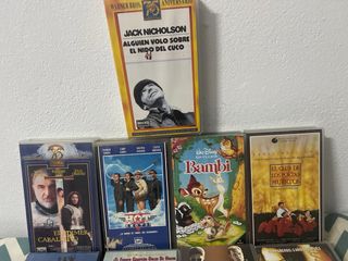 Lote 12 VHS 14 Títulos Variados