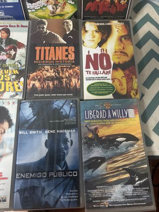 Lote 12 VHS 14 Títulos Variados