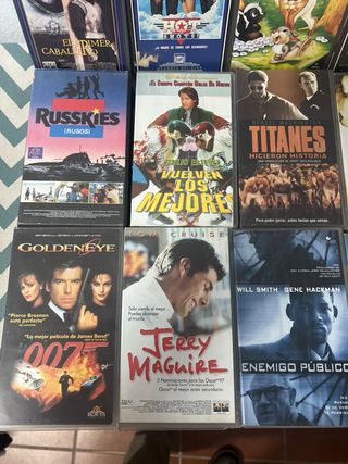Lote 12 VHS 14 Títulos Variados