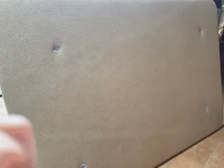 Base tapizada y colchón