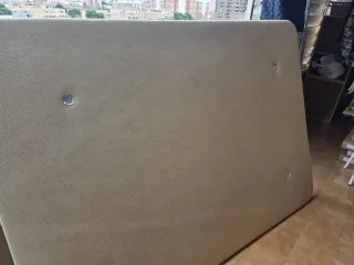 Base tapizada y colchón