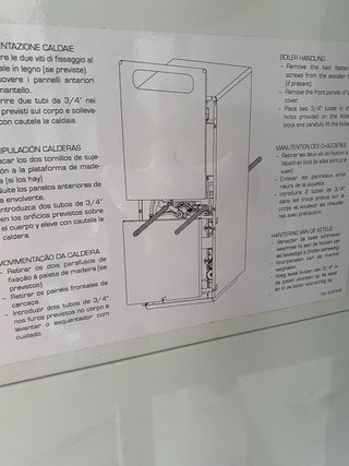 Tanque 1000L homologado y caldera