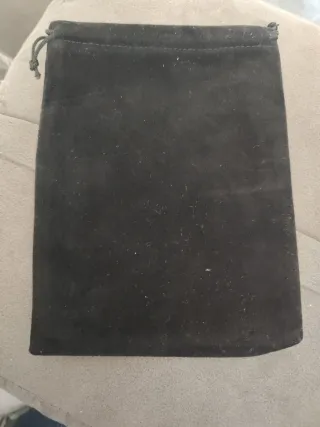 24 Bolsas Terciopelo Negro 15x20