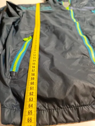 Cortavientos Adidas Verde y Turquesa