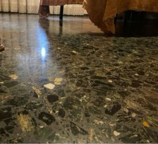 Baldosa Terrazo Gris verdoso