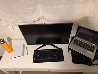 Escritorio blanco Ikea Micke 142x50