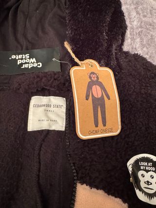 Disfraz Mono Peluche pieza Única