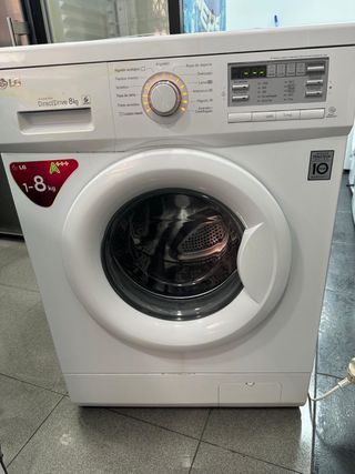 Lavadora LG A+++ 1-8 kg