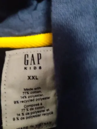 Sudadera GAP Azul y Amarilla