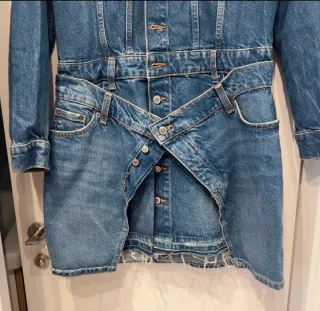 Vestido vaquero Zara corto