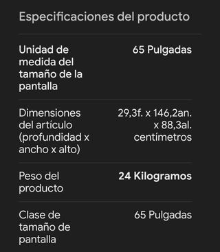 Toshiba Smart TV 65 4K UHD