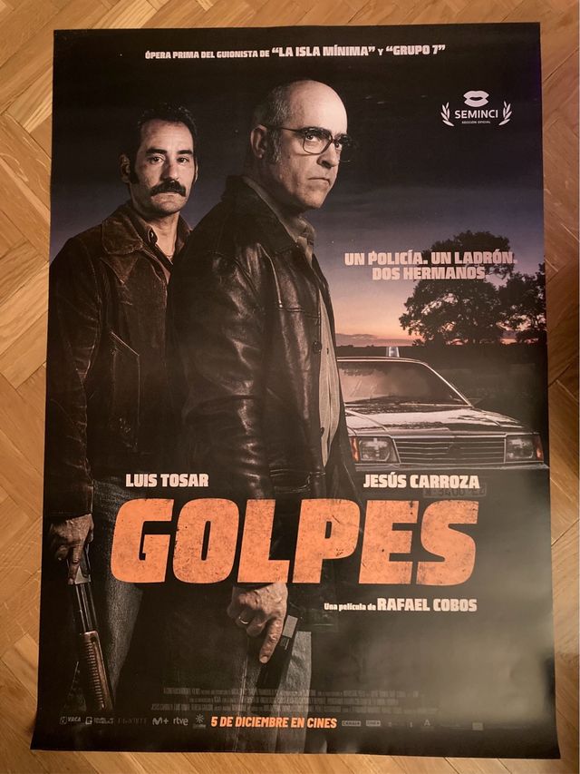 Póster  Golpes.  Luis Tosar Jesús Carroza