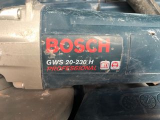 Radial Bosch 230mm con maletín