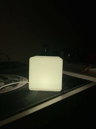 Lámpara LED Cubo Rojo