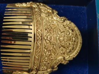 Peinetas falleras Agustín doradas