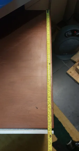 Cajón de oficina madera y metal