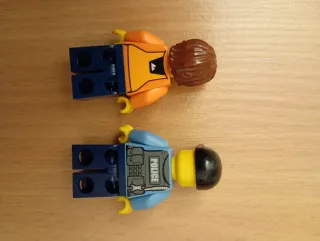 Lego lote 2 Figuras City Policia y Chico