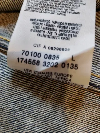 Cazadora Vaquera Hombre Levi's