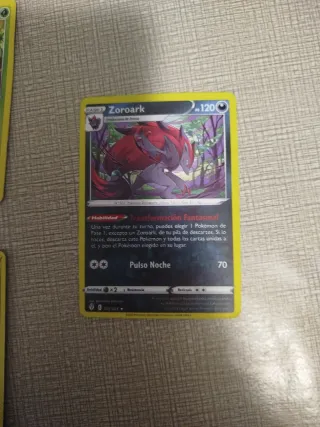 Lote Cartas Pokémon: Lilligant, Flapple, Zoroark