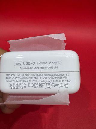 Cargador Rápido 40W Doble Salida