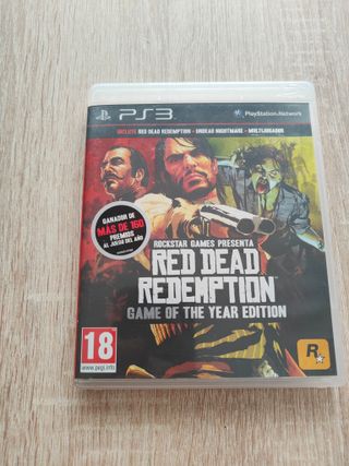 Red Dead Redemption Game Of The Year PS3
