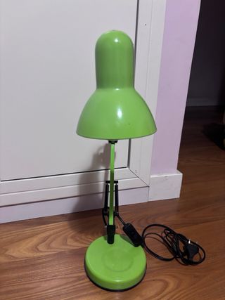 Lámpara flexo escritorio verde pistacho