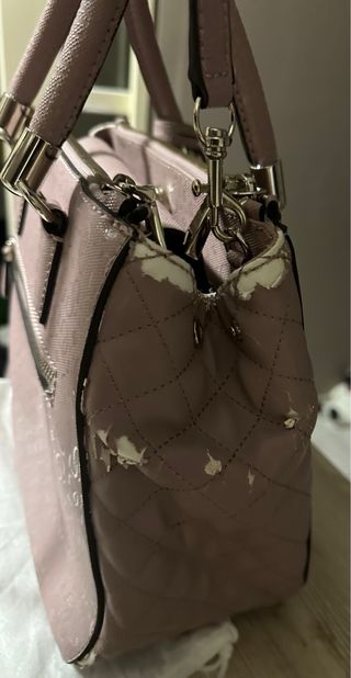 Borsa Guess Rosa e Oro