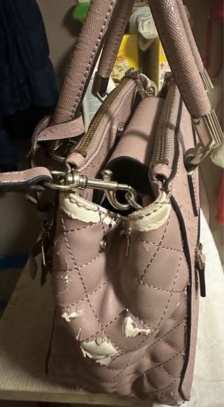 Borsa Guess Rosa e Oro