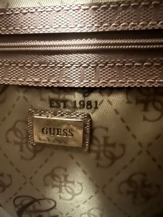 Borsa Guess Rosa e Oro