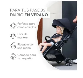 KikkaBoo Silla de Paseo Ligera CIELA, Carrito Bebé