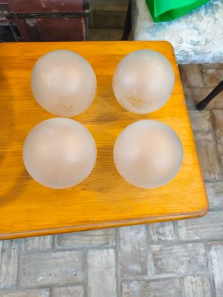 Tulipas de cristal para lámpara