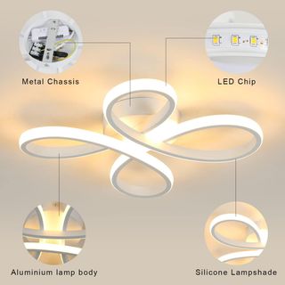 Lámpara Techo Moderna 30W 3000lm