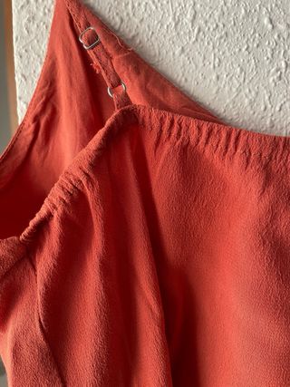 Top de tirantes mujer rosa tostado