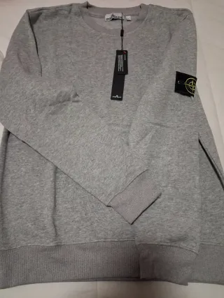 Sudadera Stone Island Gris Talla L