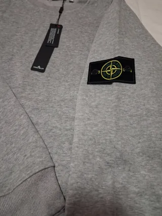 Sudadera Stone Island Gris Talla L