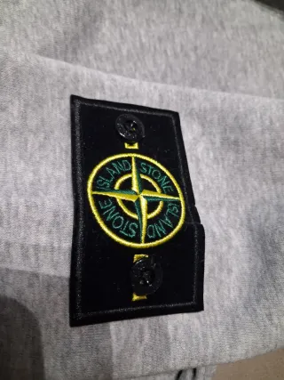 Sudadera Stone Island Gris Talla L