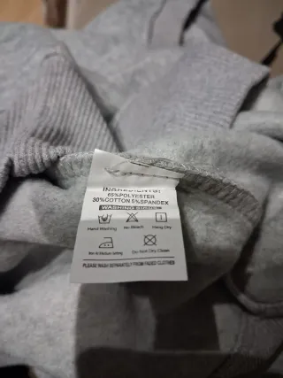 Sudadera Stone Island Gris Talla L